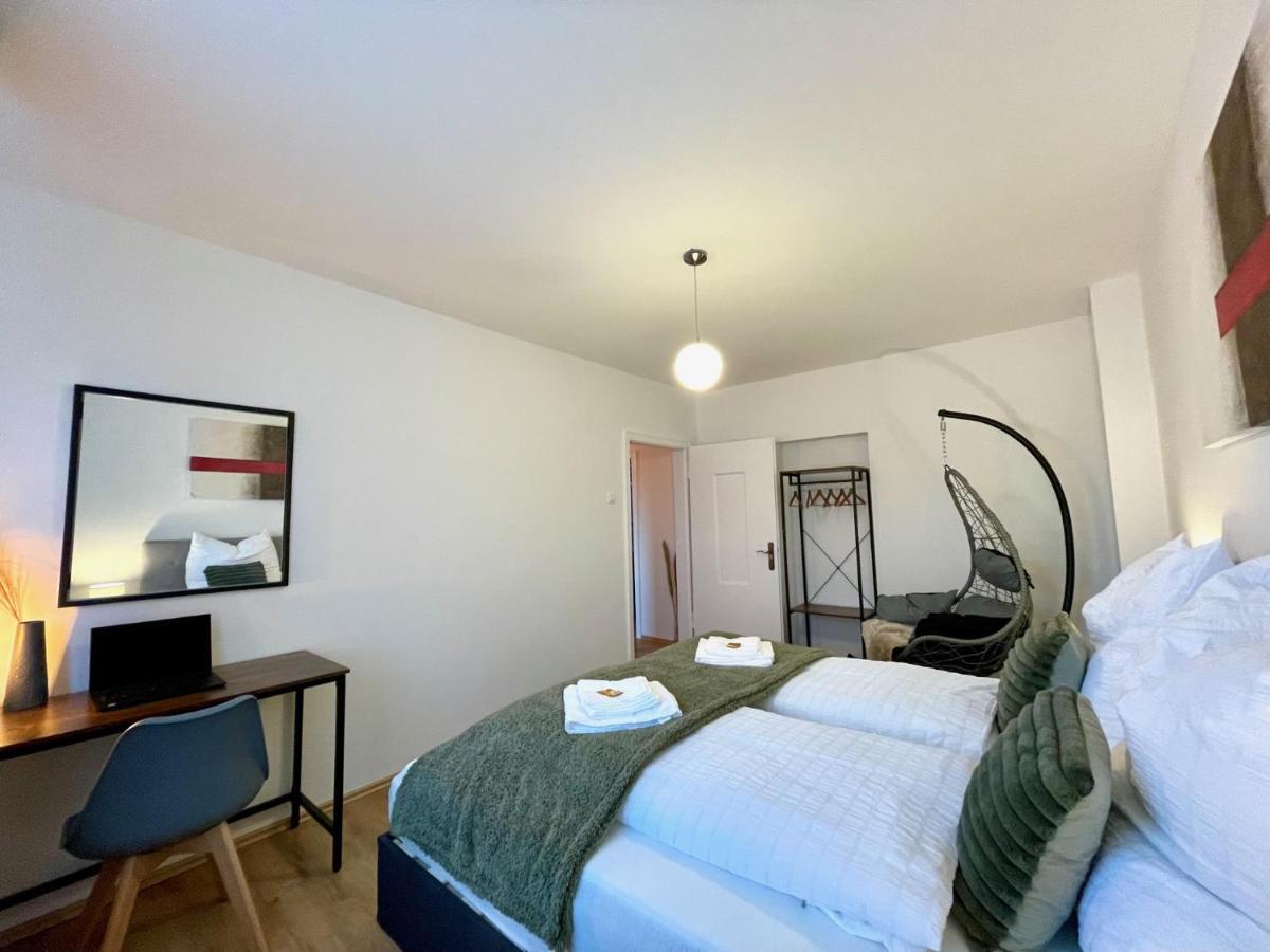 Downtown Apartment By Ninja Spaces - Kingsize-Bett, Kueche, Netflix, Terrasse Wuppertal Zewnętrze zdjęcie