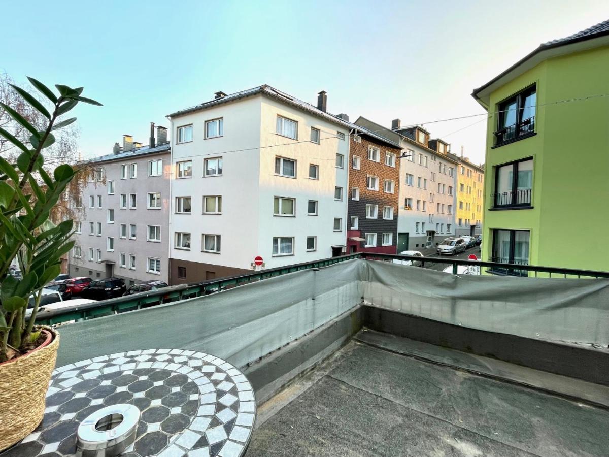 Downtown Apartment By Ninja Spaces - Kingsize-Bett, Kueche, Netflix, Terrasse Wuppertal Zewnętrze zdjęcie