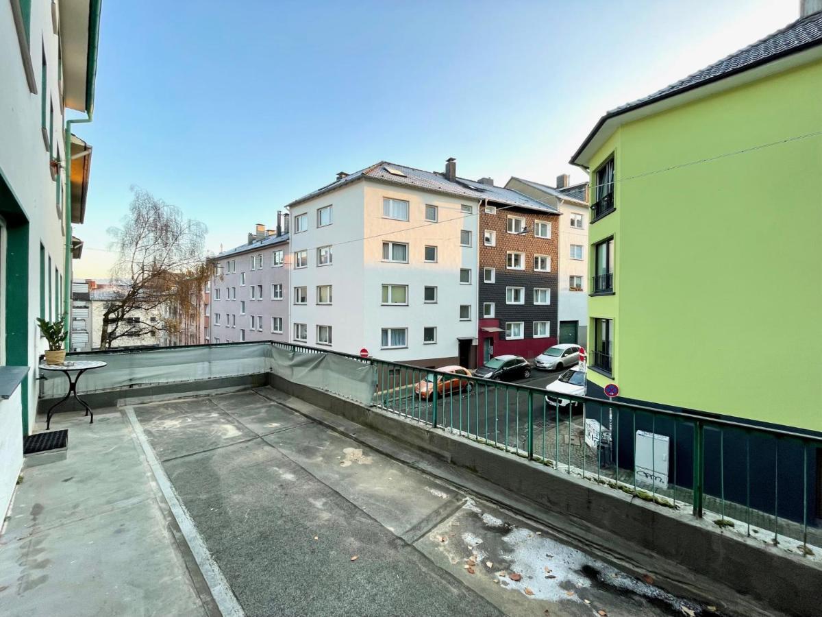 Downtown Apartment By Ninja Spaces - Kingsize-Bett, Kueche, Netflix, Terrasse Wuppertal Zewnętrze zdjęcie
